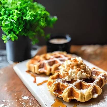 Waffle Simples a Gosto
