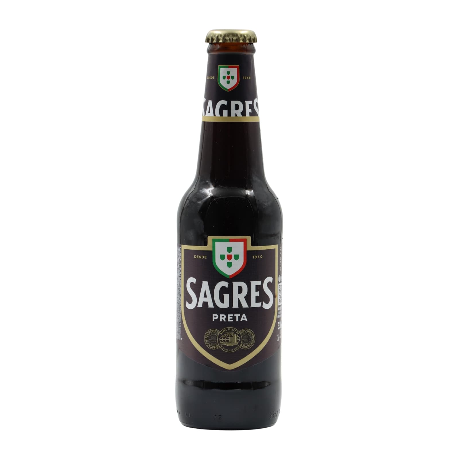 Cerveja Mini Sagres Preta